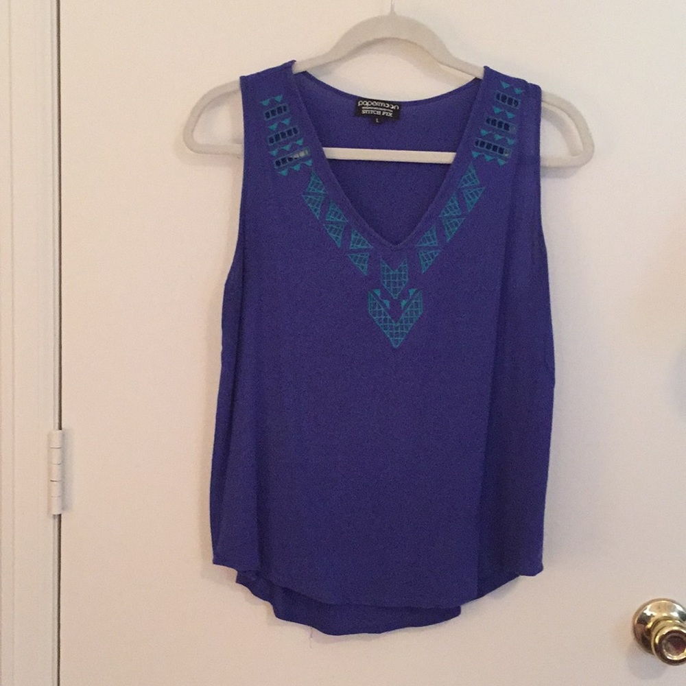 Blue Tank Top
